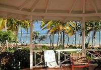 Terrace of the Hotel TODO BLANCO - Las Galeras - Dominican Republic